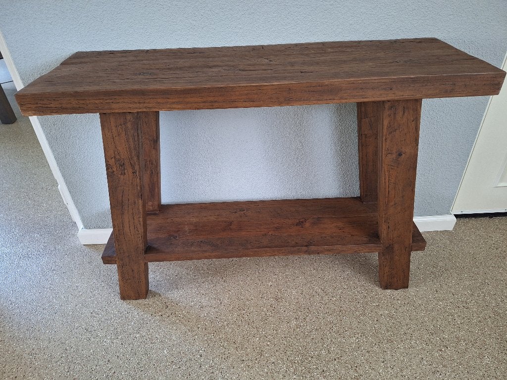 Sidetable vol Teakhout, Ophalen, 100 tot 150 cm, Teakhout, Zo goed als nieuw