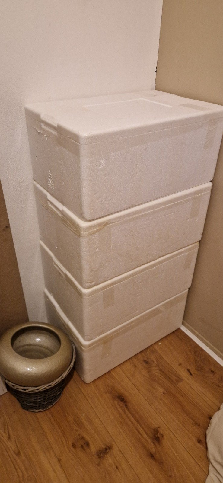 4x EPS thermobox groot, Ophalen, Zo goed als nieuw