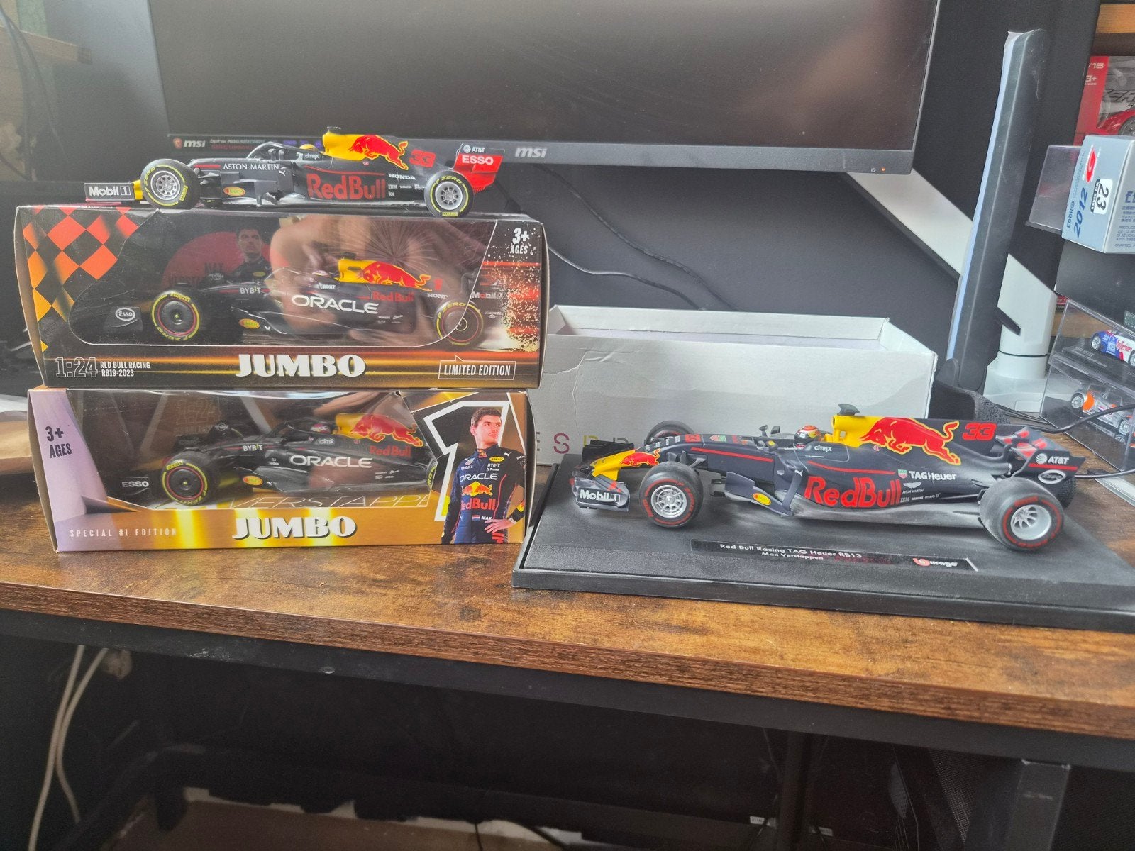 Max Verstappen F1 collectie (RB13, RB15, RB18, RB19), Ophalen of Verzenden, Bburago