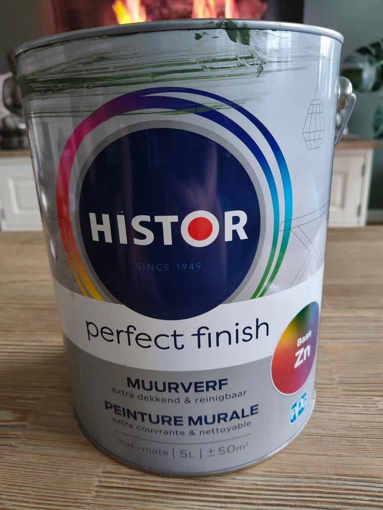 Histor Perfect Finish muurverf Forest Song (4L), Nieuw, Ophalen of Verzenden, Verf, Minder dan 5 liter