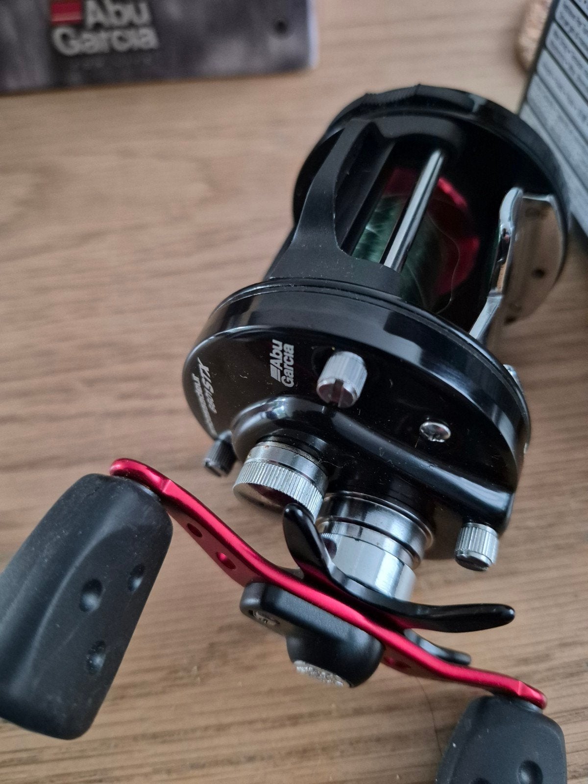 Abu Garcia Ambassadeur STX 6601 reel, Ophalen of Verzenden, Zo goed als nieuw, Molen