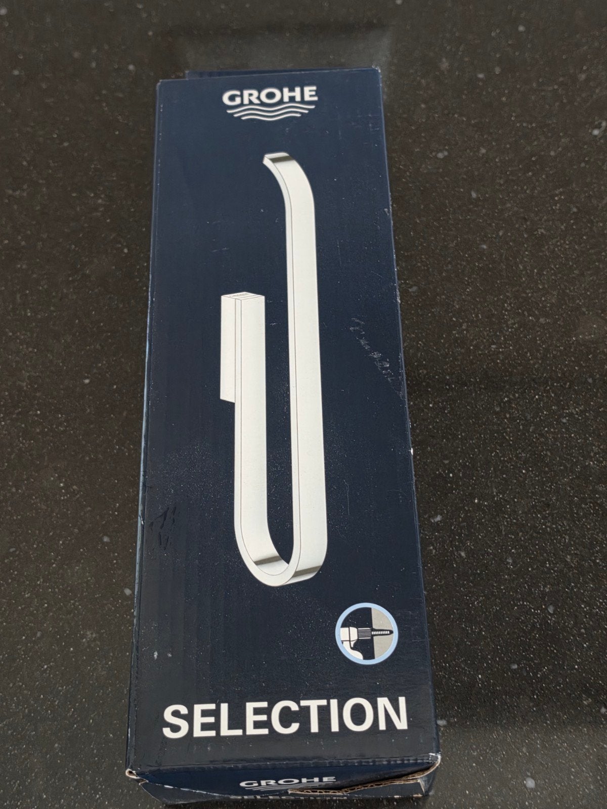 Grohe Selection closetrolhouder Supersteel nieuw in doos, Ophalen of Verzenden, Nieuw