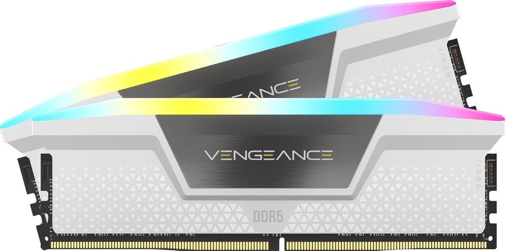 Corsair Vengeance RGB 64GB DDR5 (2x 32GB) 6000MHz C30 Wit, Ophalen of Verzenden, Zo goed als nieuw, Desktop, DDR5