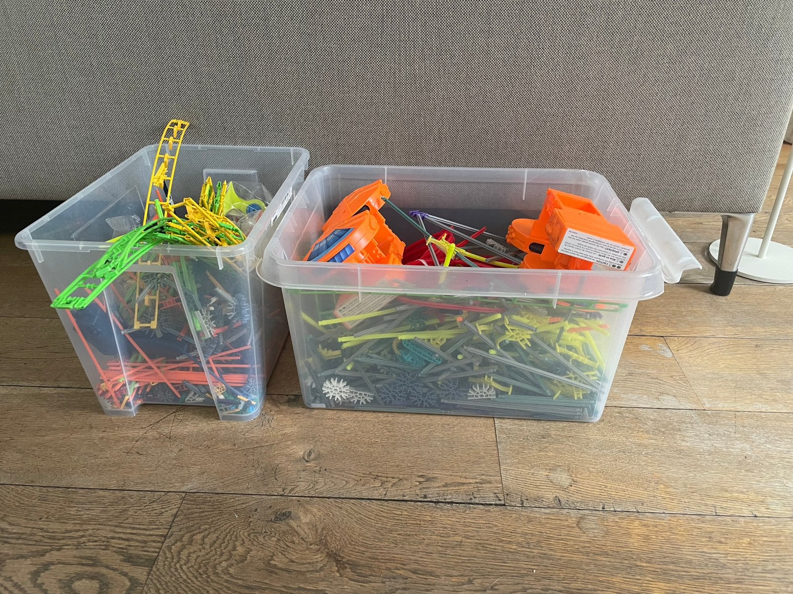 2 kisten Knex, Ophalen, Gebruikt, K'nex