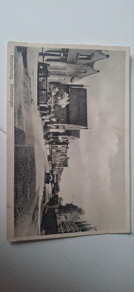 Ansichtkaart Bergscheweg Steenbergen, Verzamelen, Ophalen of Verzenden, 1920 tot 1940, Gelopen, Noord-Brabant