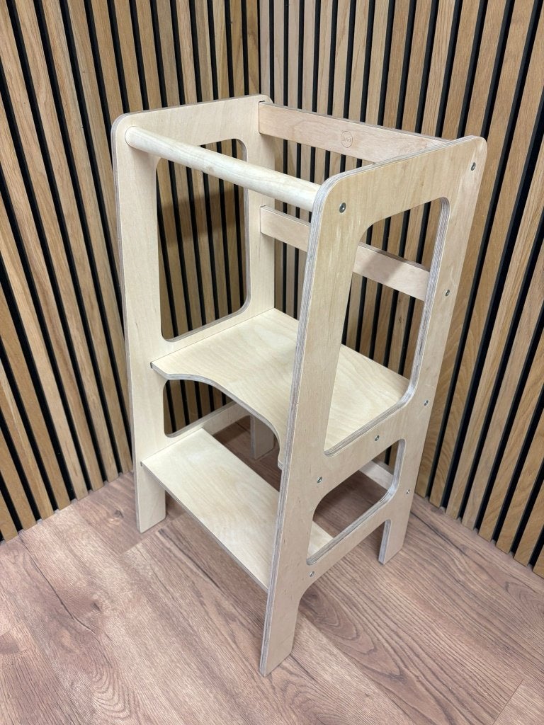 NIEUW Houten montessori leertoren Jindl houtkleur, Ophalen, Jindl, Aanschuifbaar, Nieuw