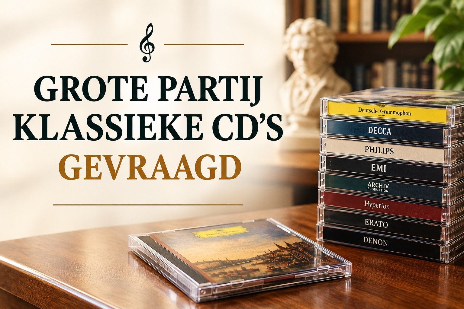 Grote partij Klassieke Cd's gevraagd, Ophalen of Verzenden, Classicisme, Zo goed als nieuw