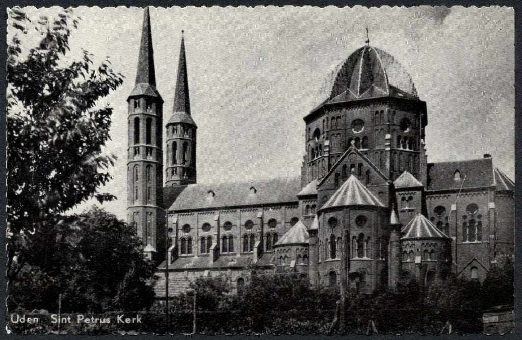 Uden - Sint Petrus Kerk, Verzenden, 1960 tot 1980, Ongelopen, Noord-Brabant