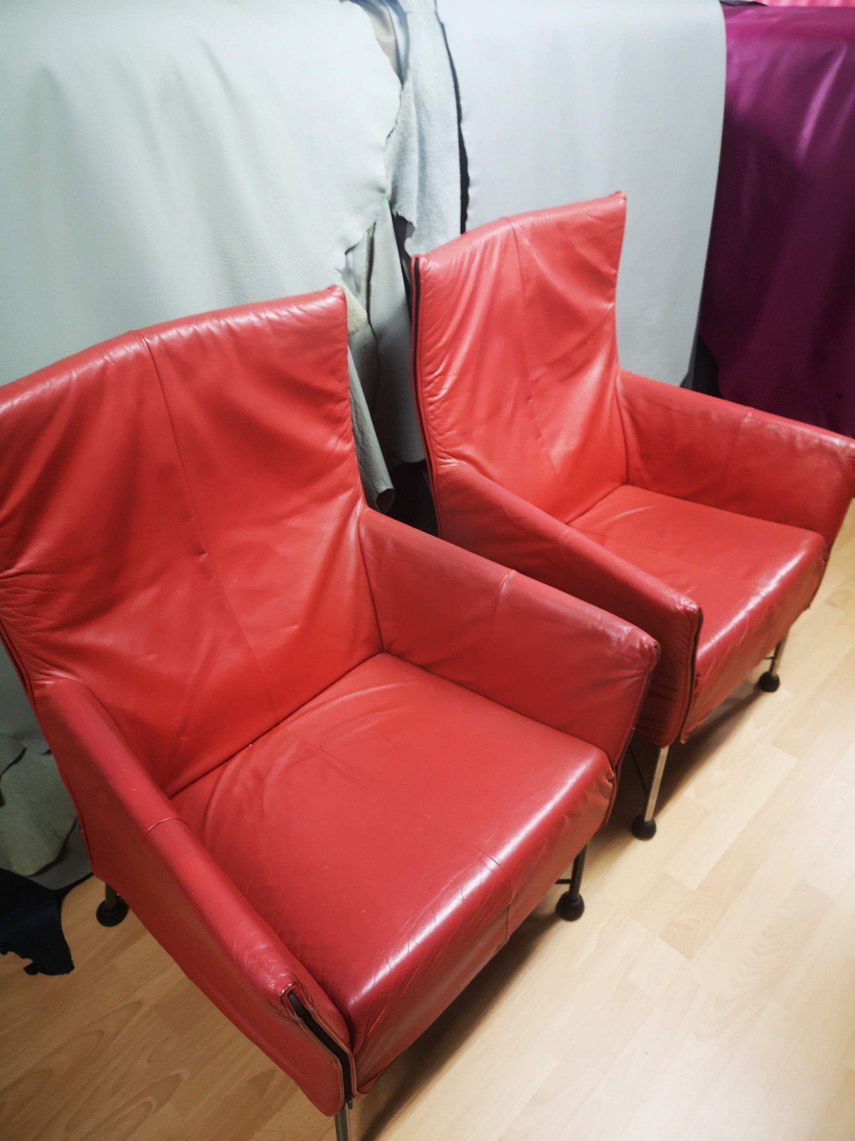 1 Knappe Charly Montis Fauteuil met gratis hoes voor Hocker, Huis en Inrichting, Fauteuils, Ophalen, 75 tot 100 cm, Leer, 50 tot 75 cm