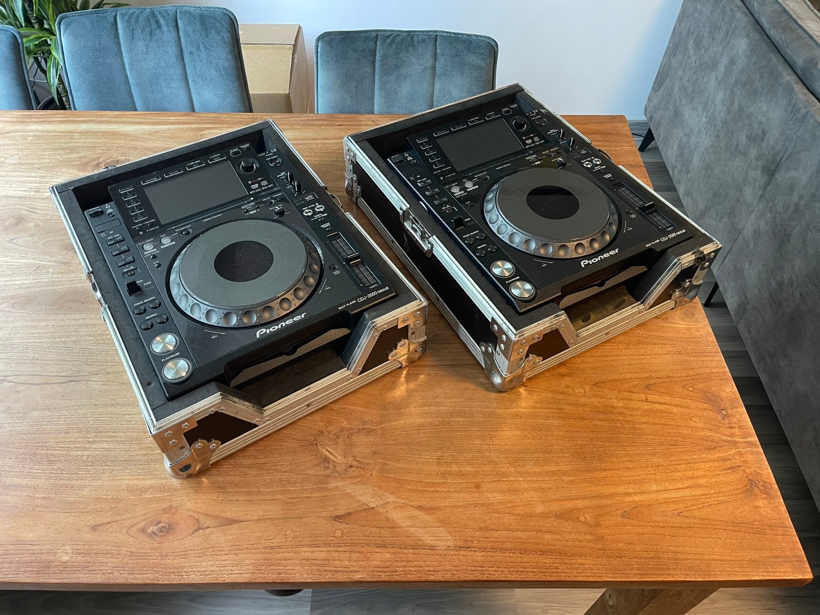 2x pioneer CDJ2000NXS inclusief flightcases en stofkappen, Ophalen, Gebruikt, Draaitafel, Pioneer