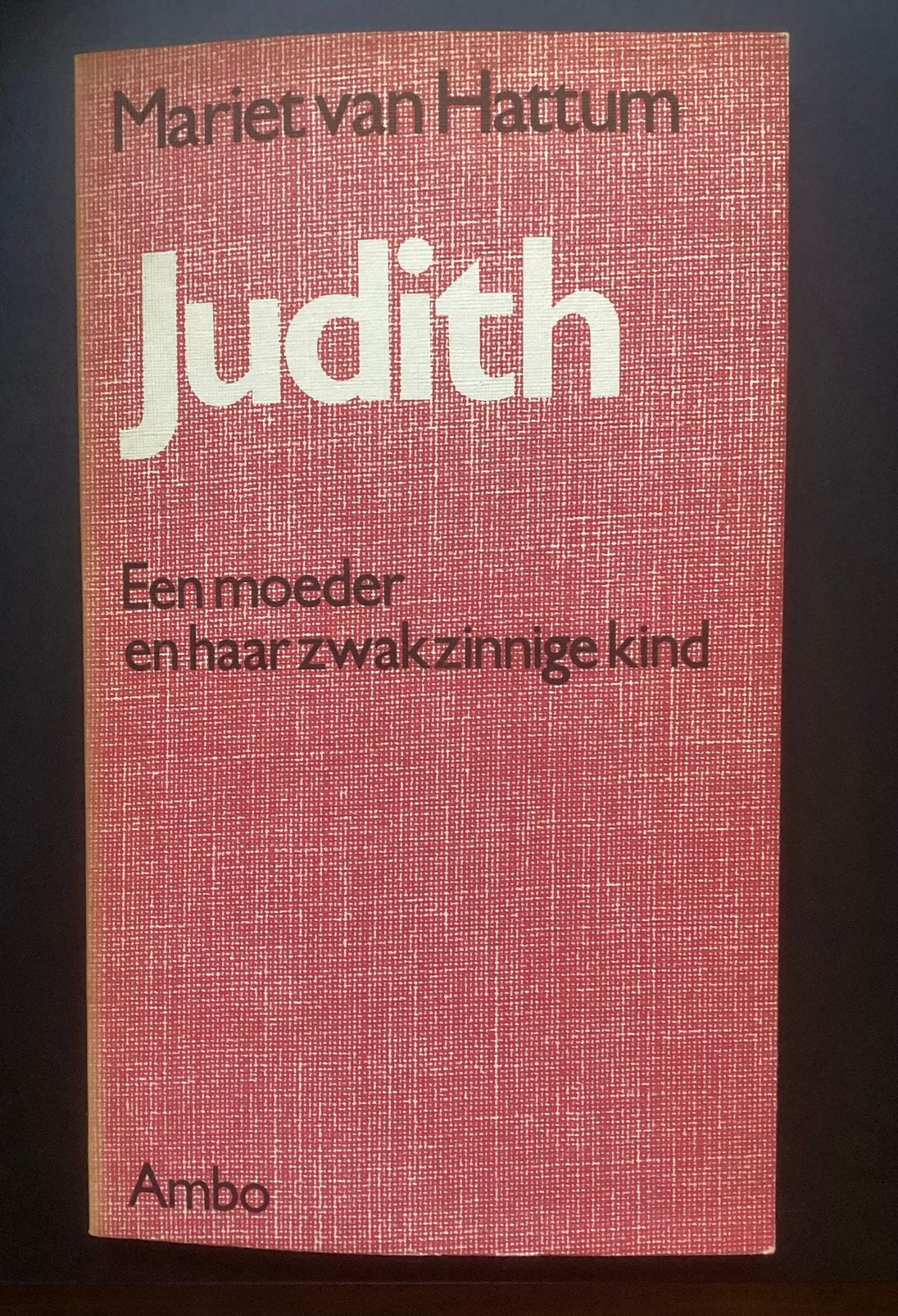 Judith - Een moeder en haar zwakzinnige kind, Ophalen of Verzenden, Gelezen