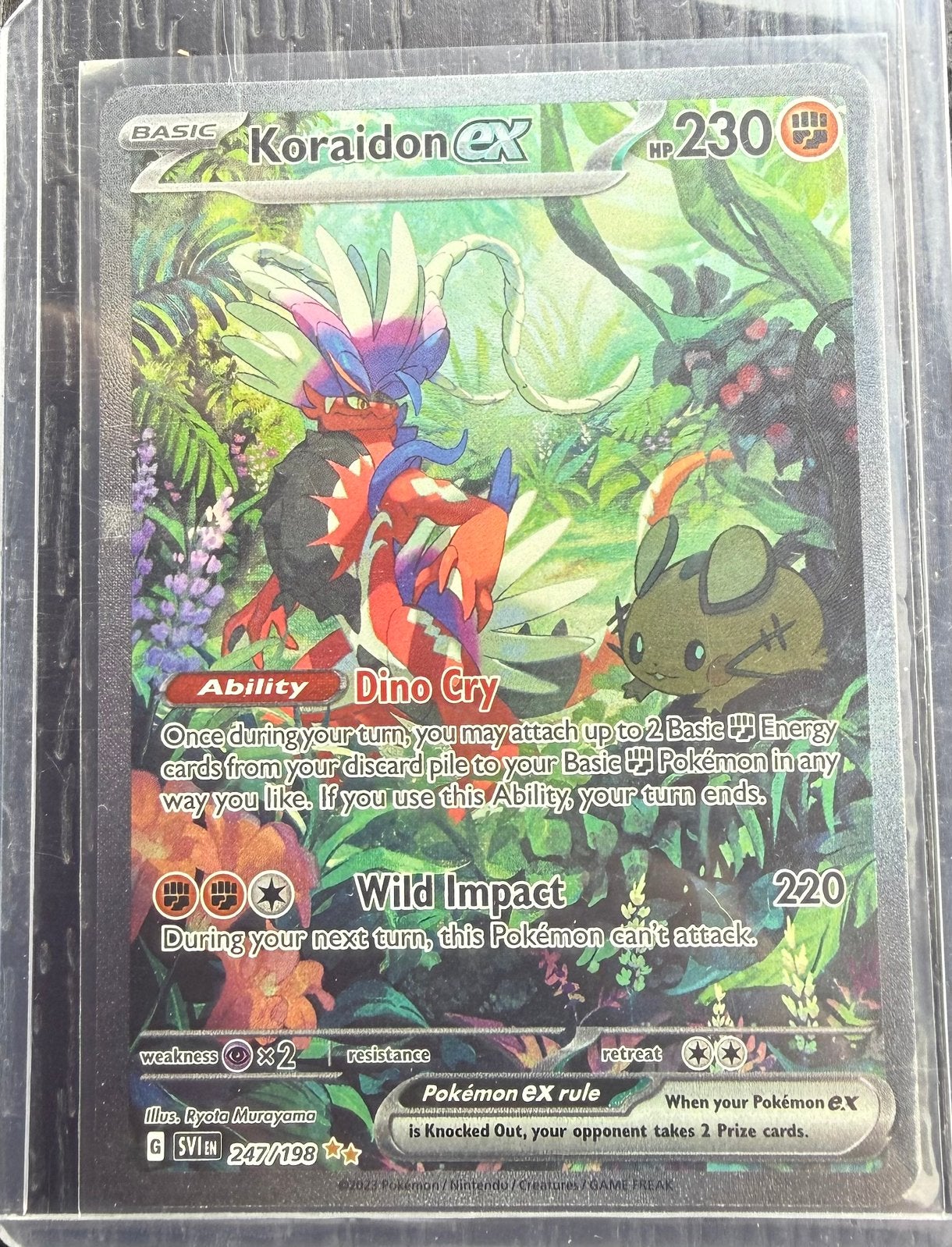Pokemon Koraidon 247/198 Scarlet and Violet, Ophalen of Verzenden, Zo goed als nieuw