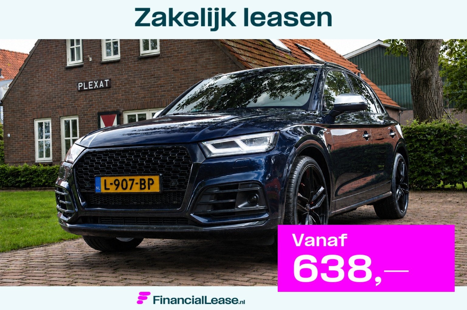 Audi Q5 3.0 TFSI SQ5 quattro Pro Line Plus Aut. | 22 Inch |, Automaat, 2995 cc, Q5, Blauw