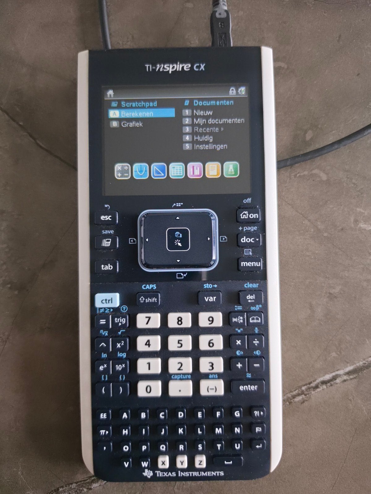 TI-Nspire CX rekenmachine, Diversen, Ophalen, Grafische rekenmachine, Zo goed als nieuw