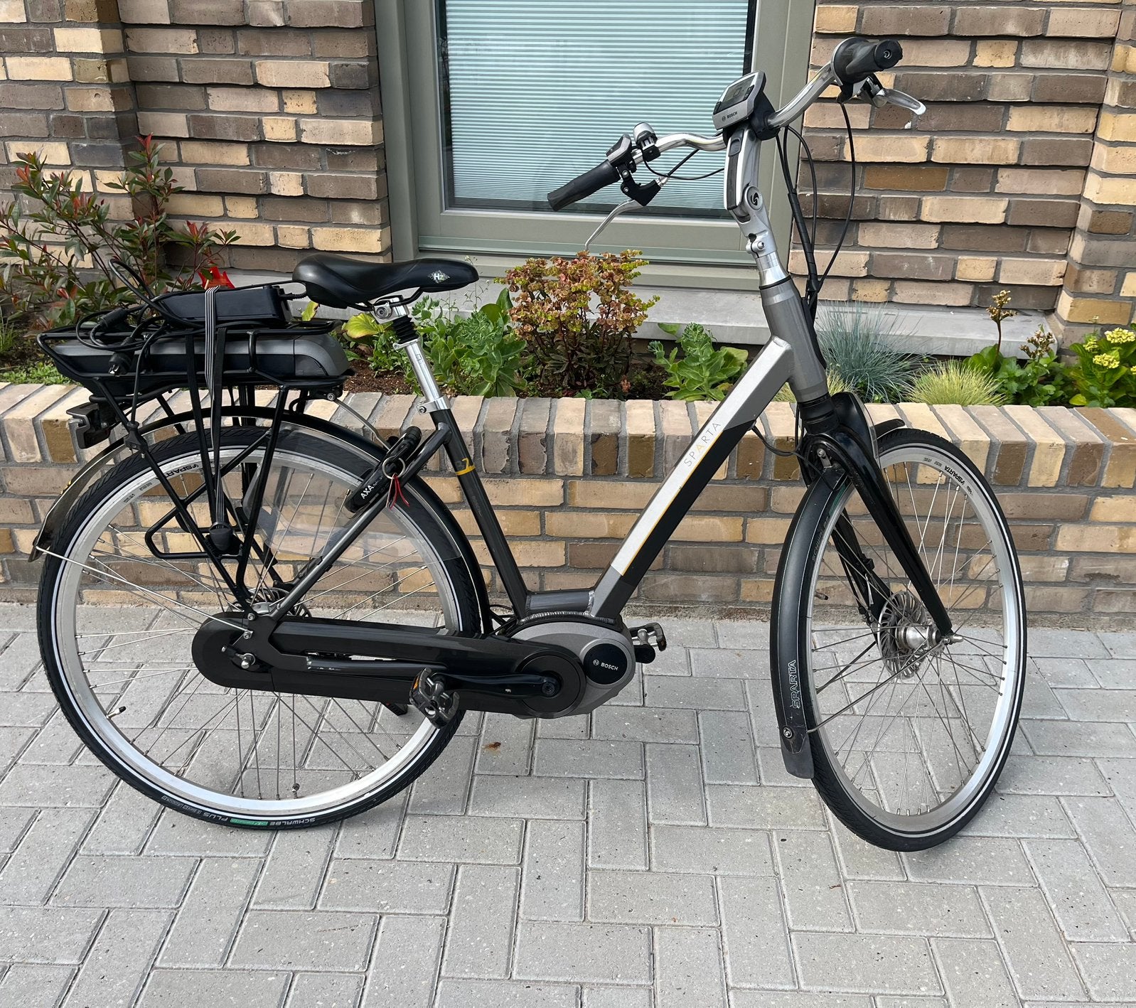 Elektrische damesfiets / bosch middenmotor / framemaat 48 cm, 47 tot 51 cm, Ophalen, Gebruikt, Sparta