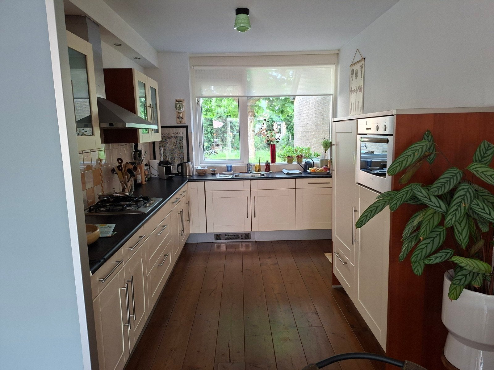 Gebruikte keuken, koelkast, vriezer, oven, zelf demonteren, Huis en Inrichting, Keuken | Complete keukens, Ophalen, Gebruikt, Hout