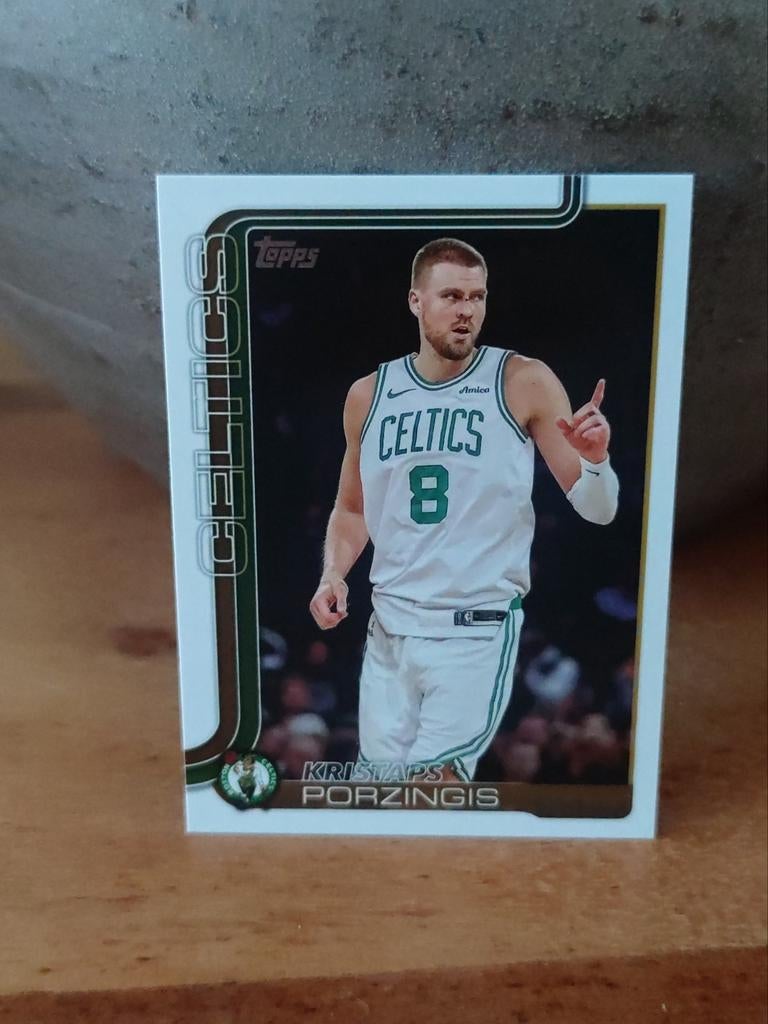 Kristaps Porzingis - Boston Celtics Topps Basketbalkaart, Ophalen of Verzenden