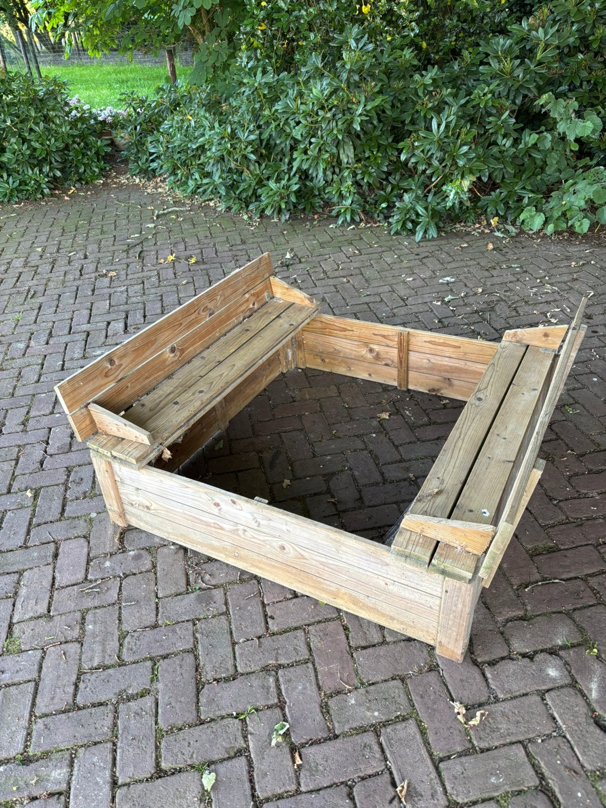 Zandbak, Ophalen, Zo goed als nieuw