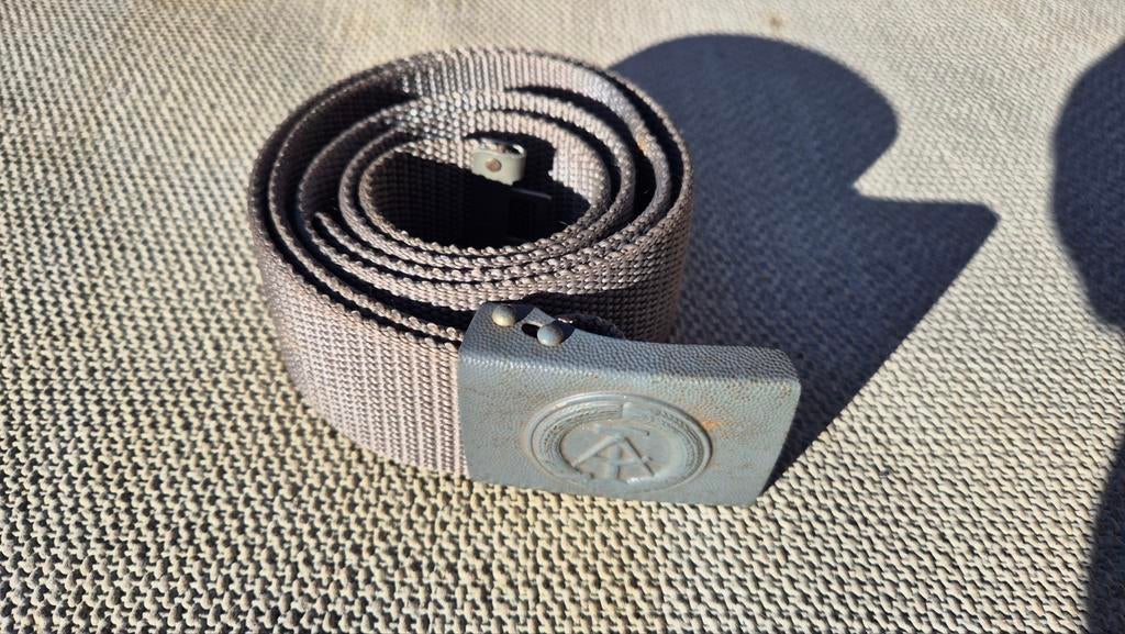 DDR Koppel Gesp Polyester Riem - Militaria, Verzamelen, Militaria | Tweede Wereldoorlog, Ophalen of Verzenden, Landmacht, Duitsland