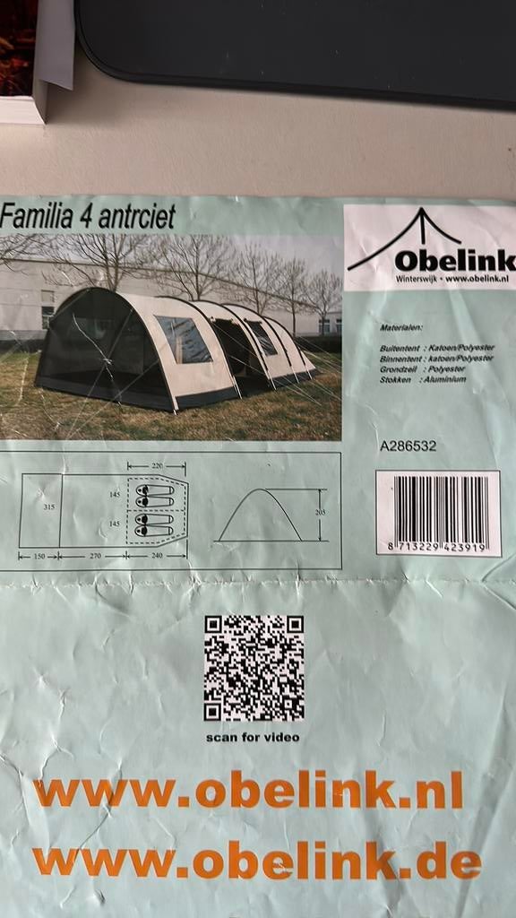 Familia 4 Antraciet, Ophalen, Zo goed als nieuw