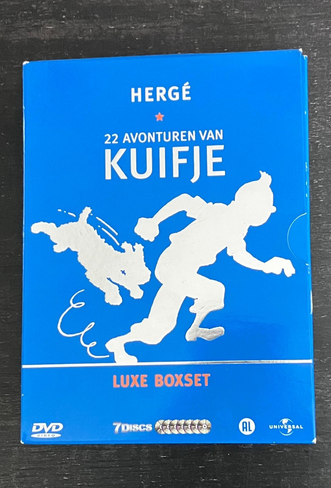 Kuifje, Herge 22 avonturen luxe box 7 dvd’s, Cd's en Dvd's, Dvd's | Avontuur, Alle leeftijden, Ophalen of Verzenden, Zo goed als nieuw