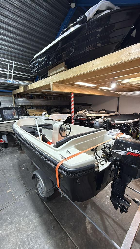 Mooie Admiral 450 met 15PK Suzuki elektr.st.en evt. trailer, Watersport en Boten, Sloepen, 10 tot 30 pk, Ophalen of Verzenden