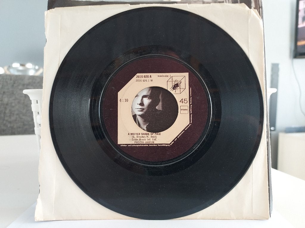 7" Single Procol Harum - A Whiter Shade Of Pale / Homburg, Gebruikt, 7 inch, Ophalen of Verzenden, Pop