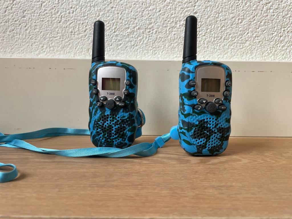 Kinder walkie talkie, Ophalen, Gebruikt, Minder dan 2 km, Met broekklem