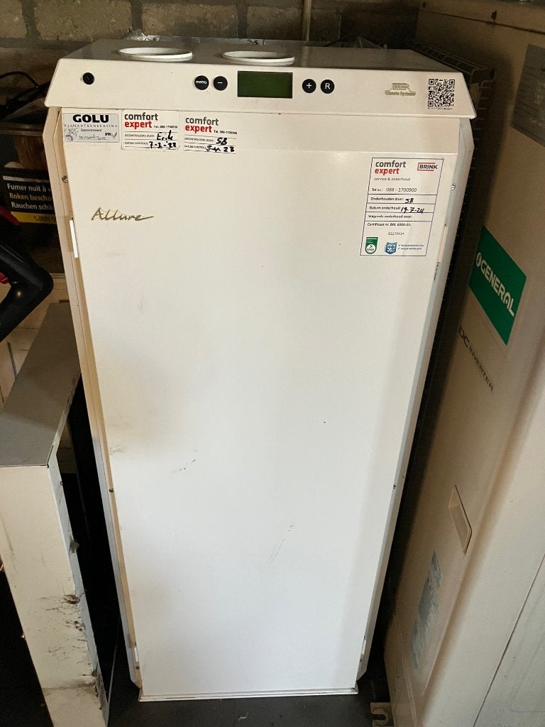 Brink Allure B25 HR -2100 Upflow, Ophalen, Gebruikt, Hoog rendement (Hr), Overige typen