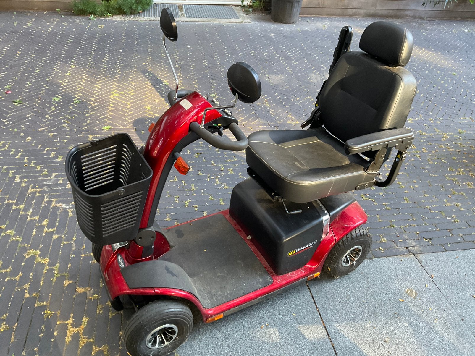 Mango 10 beaufort scootmobiel, Ophalen, Zo goed als nieuw, 16 km/u of meer, Mango