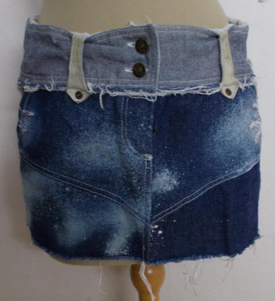 Stoer spijkerrokje van Chick on a Mission! M, Kleding | Dames, Maat 38/40 (M), Zo goed als nieuw, Boven de knie, Verzenden