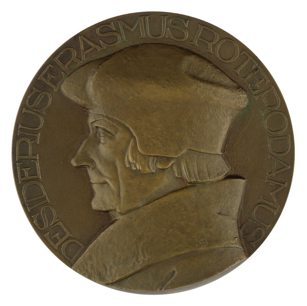 Penning VPK 1936 Bon Ingen-Housz : Erasmus, Postzegels en Munten, Penningen en Medailles, Brons, Nederland, Verzenden