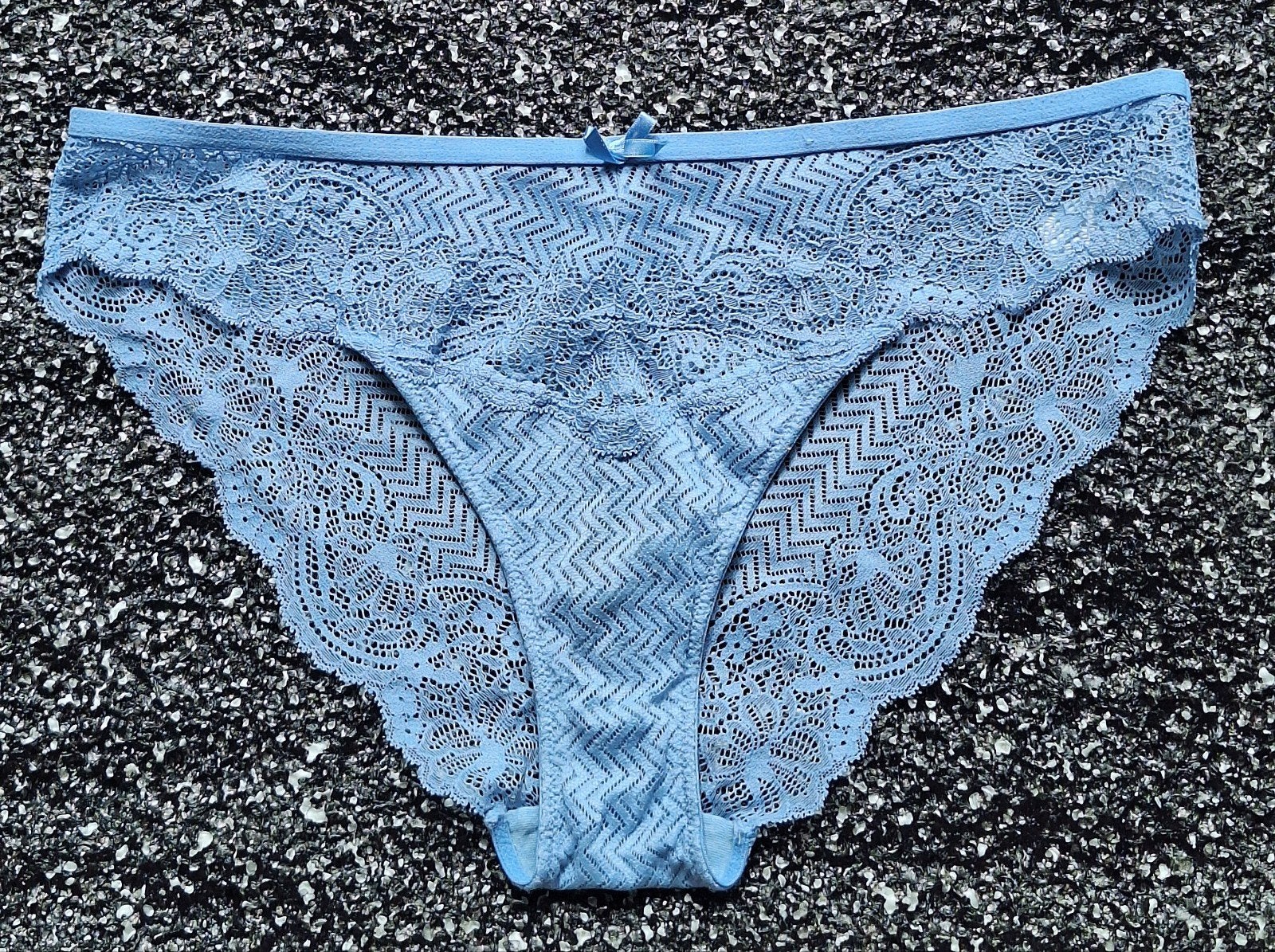 Sexy nieuwe blauwe transparante slip van Tex (L), Verzenden, Blauw, Slip