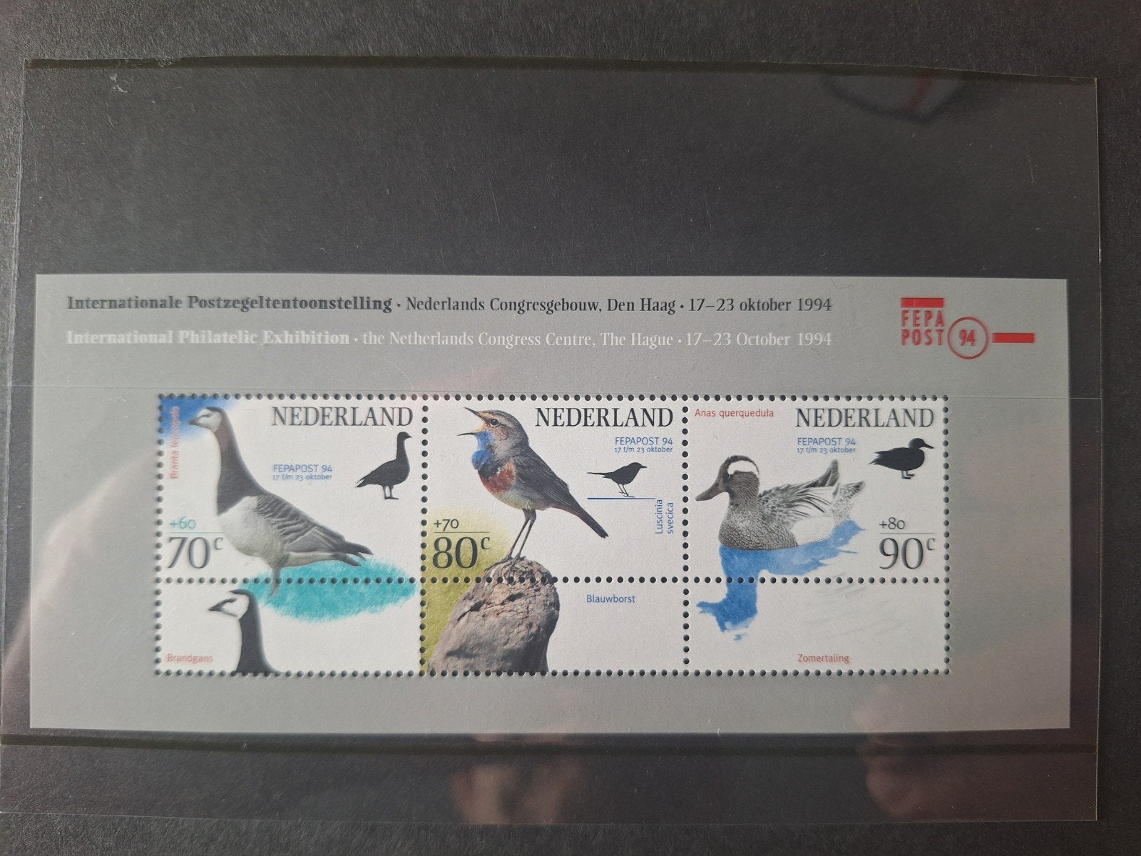 Nederlandse postzegels - Int. Postzegeltentoonstelling - '94, Ophalen of Verzenden, Na 1940, Postfris
