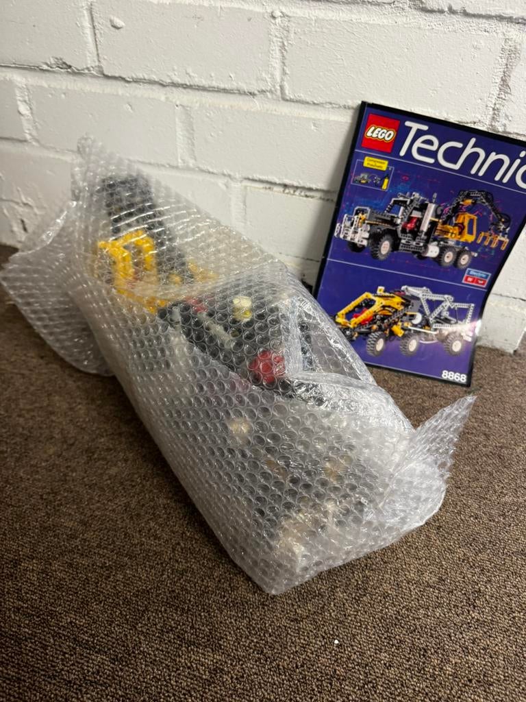 Vintage lego vrachtwagen kraan, Ophalen of Verzenden, Zo goed als nieuw