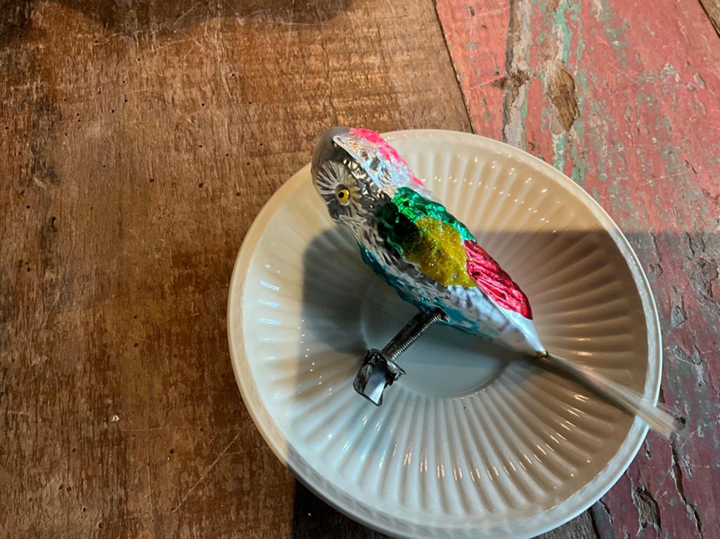 ANTIEKE KERSTBAL GROTE UIL, Ophalen of Verzenden, Gebruikt