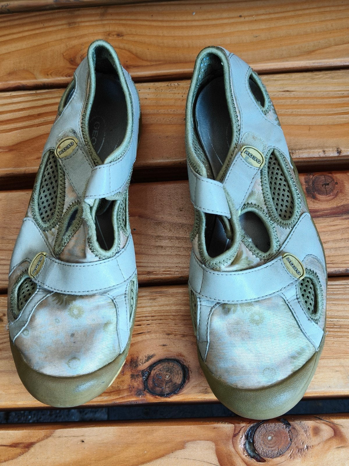 Leuke zomerschoenen maat 38 van het merk Geox, Geox, Zo goed als nieuw, Sandalen of Muiltjes, Ophalen of Verzenden