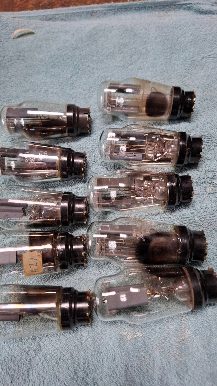 10 x AZ1 Radiobuis - Vintage gelijkrichterbuizen, Ophalen of Verzenden, Gebruikt