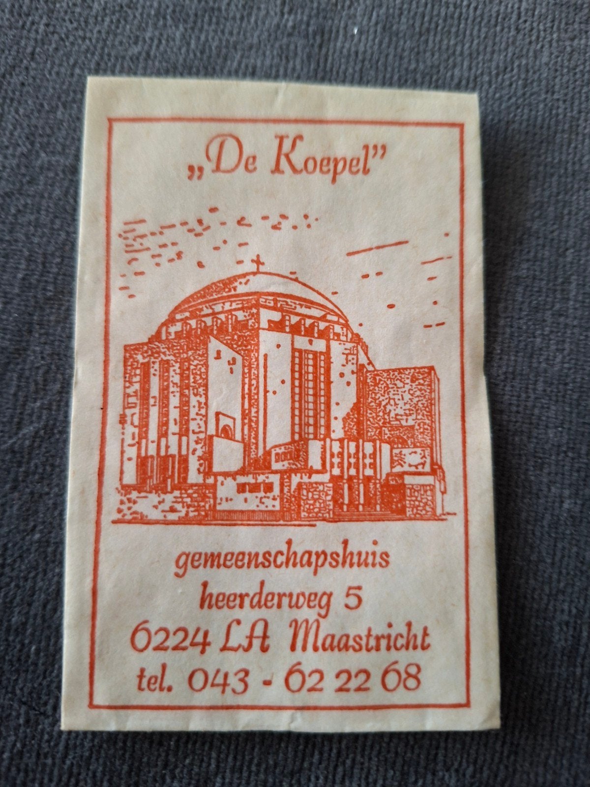 Maastricht  "De Koepel" Gemeenschapshuis, Verzenden, Nederland