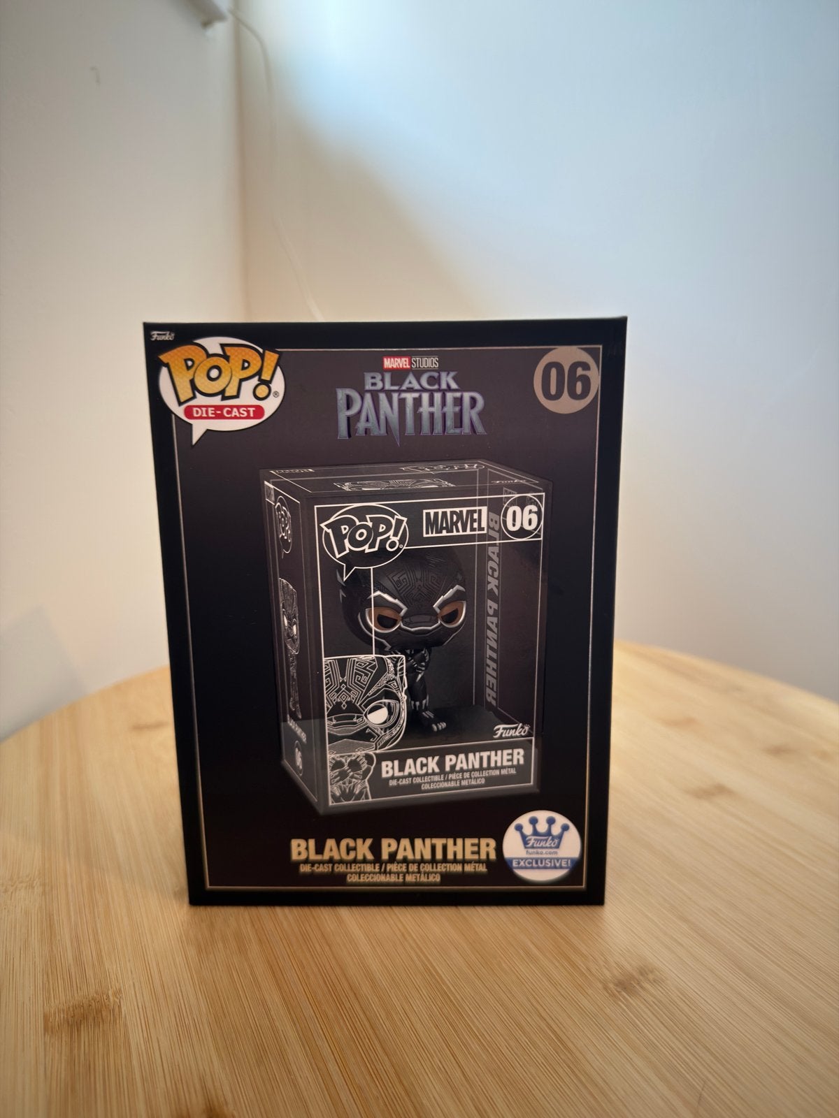 Funko Pop! Black Panther 06 Die-cast, Ophalen of Verzenden, Zo goed als nieuw