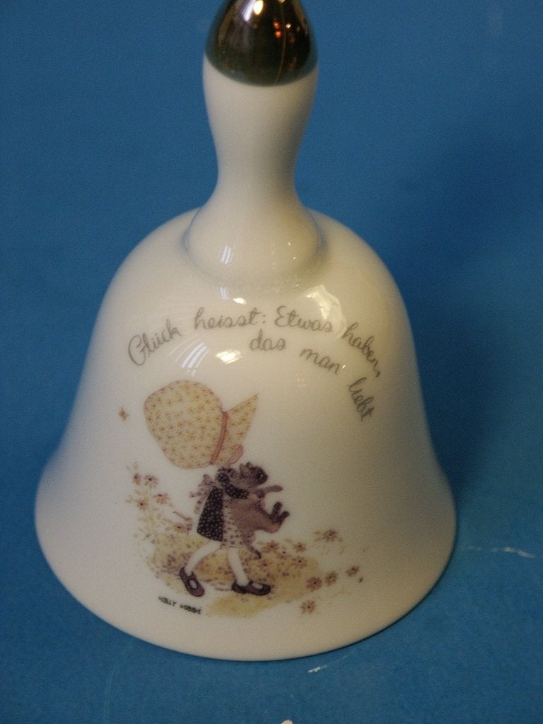 TAFELBEL Holly Hobbie ~ SARAH KAY ~ Jaren '70 ~ Porselein, Verzamelen, Retro, Huis en Inrichting, Ophalen of Verzenden