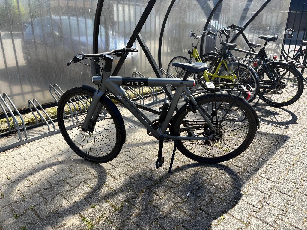 Bird bike A-frame grijs, Fietsen en Brommers, Elektrische fietsen, Gebruikt, 51 tot 55 cm, 50 km per accu of meer, Ophalen