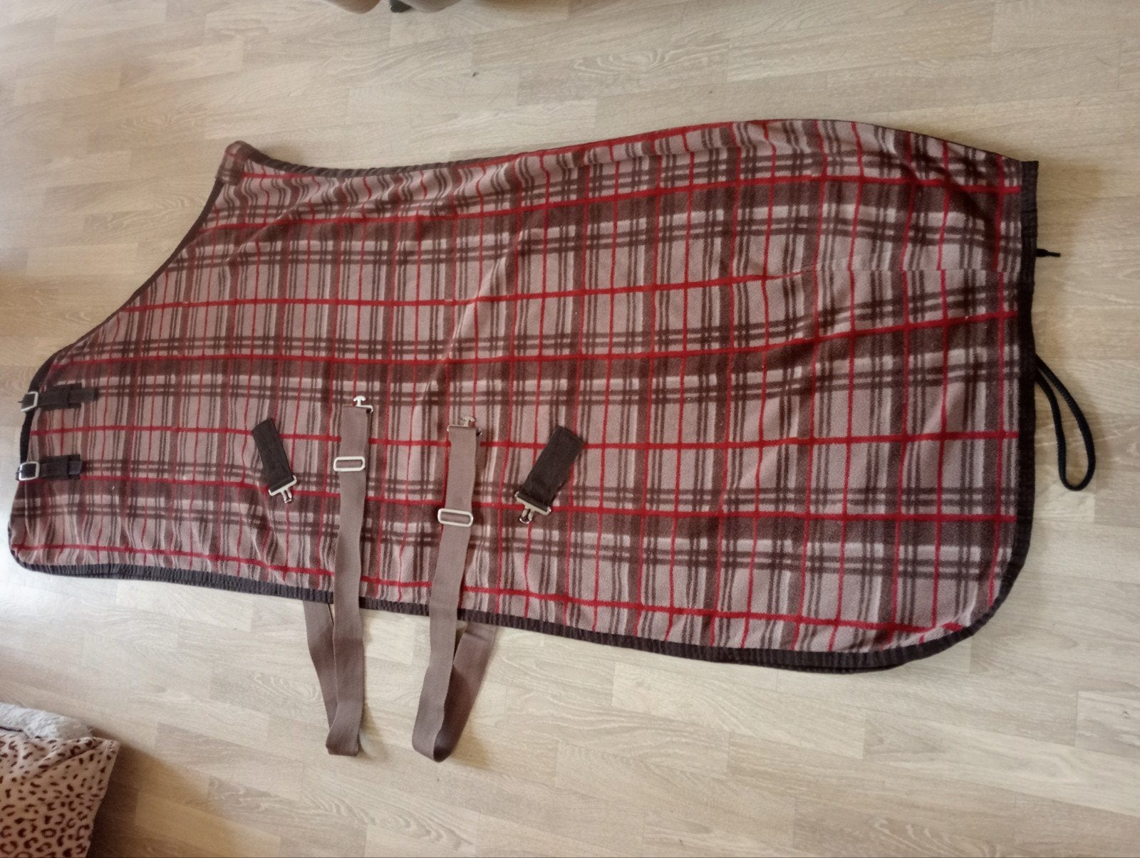 Nette fleece deken mt 165cm, Ophalen of Verzenden, Gebruikt