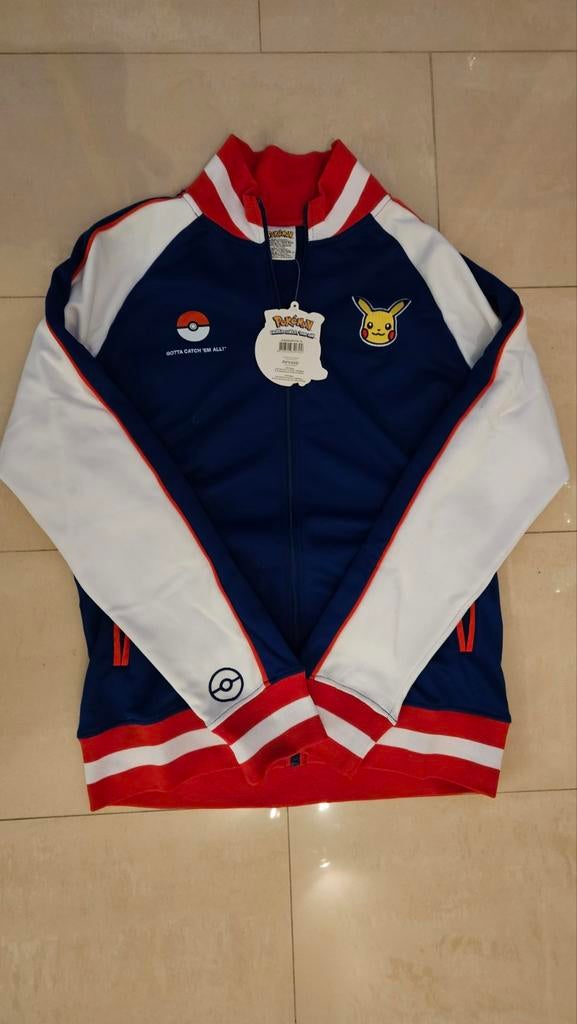 Nieuw Pokémon Trainingsjack - Pikachu & Pokéball XL, Blauw, Ophalen of Verzenden, Pokémon, Maat 56/58 (XL)