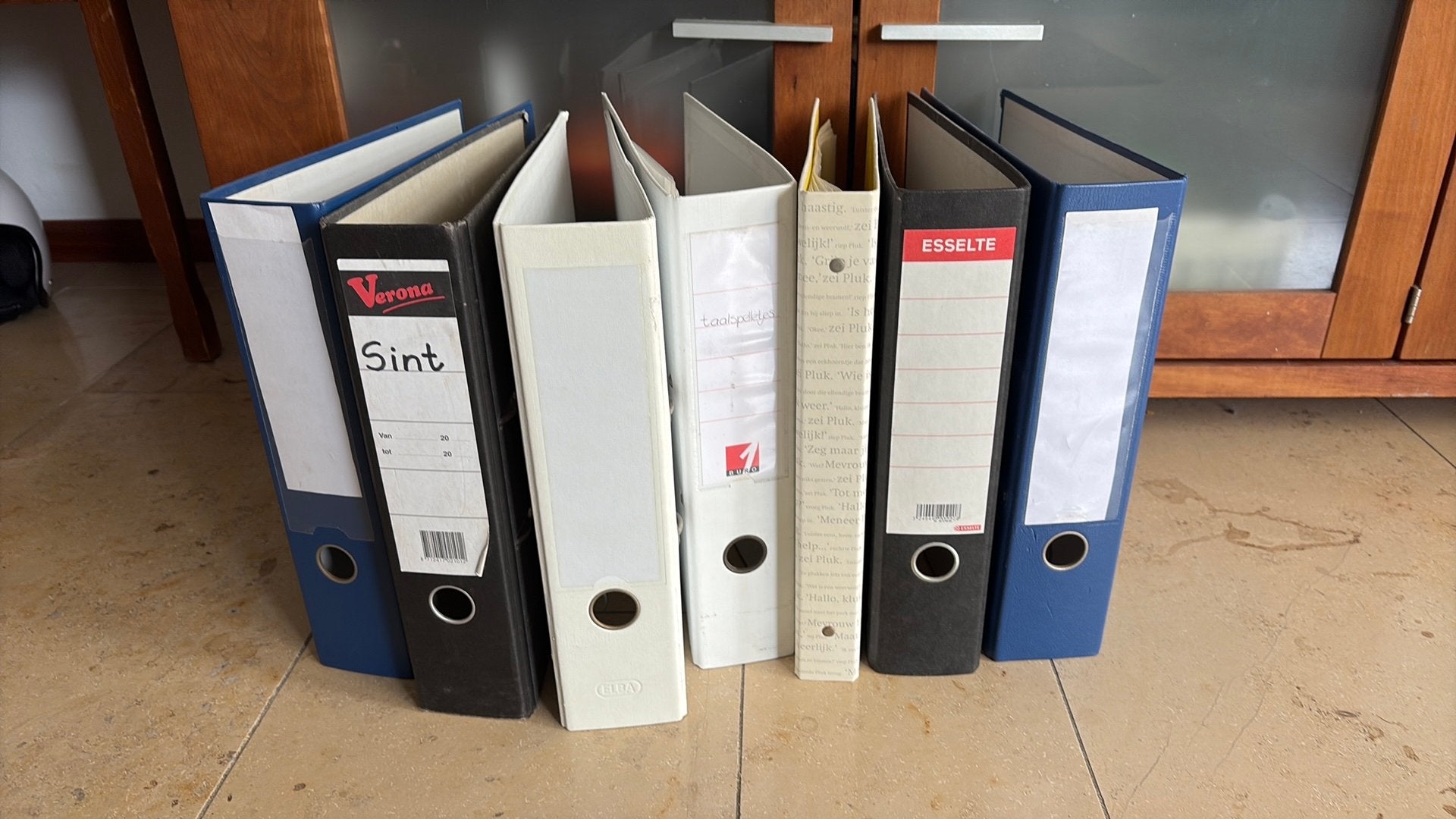 Diverse mappen, Ophalen, Gebruikt