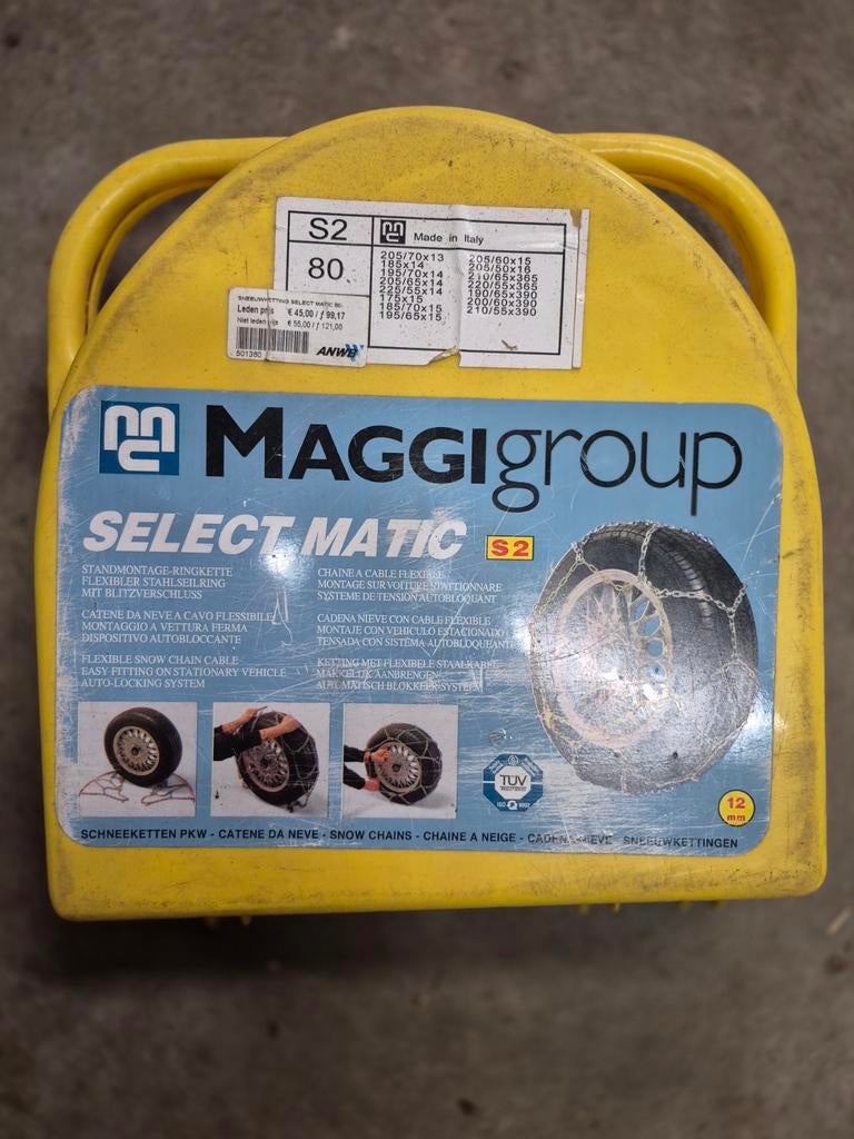 Ongebruikte MaggiGroup Select Matic S2 sneeuwkettingen, Ophalen of Verzenden, Nieuw