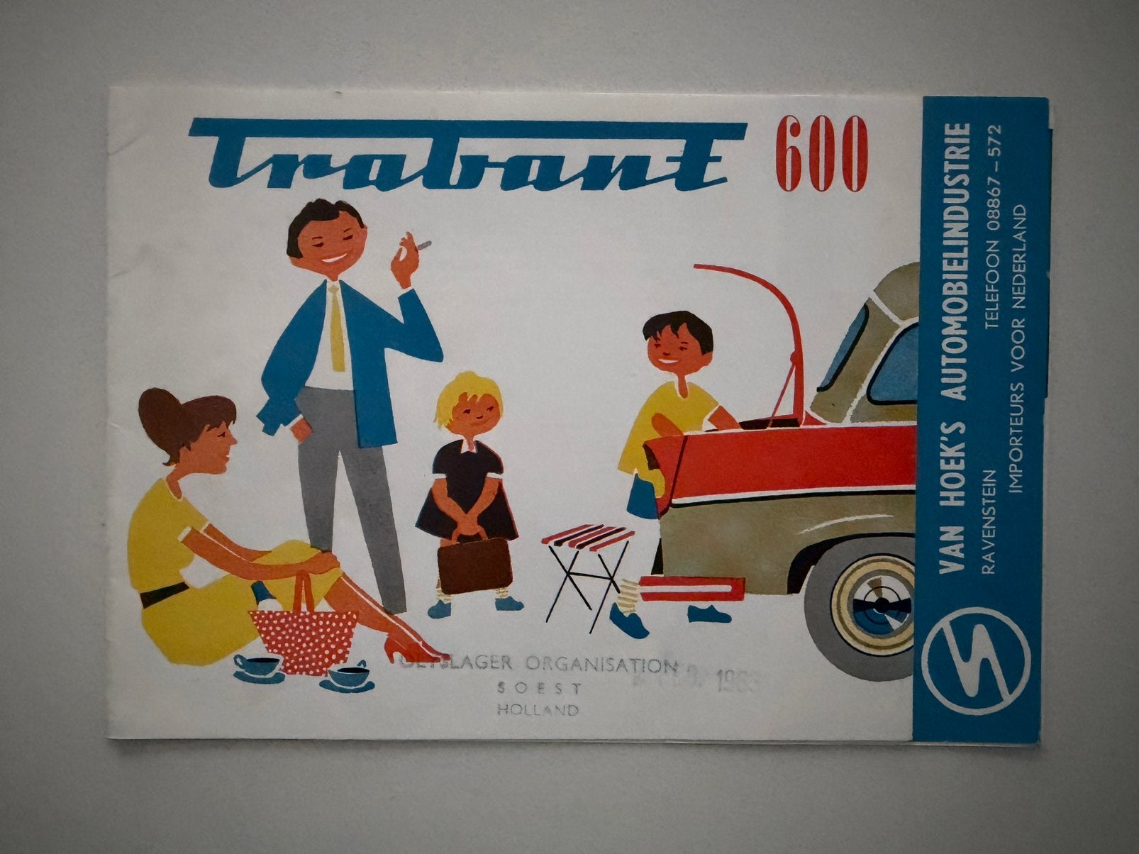 Trabant folders en andere items, Boeken, Auto's | Folders en Tijdschriften, Verzenden, Gelezen