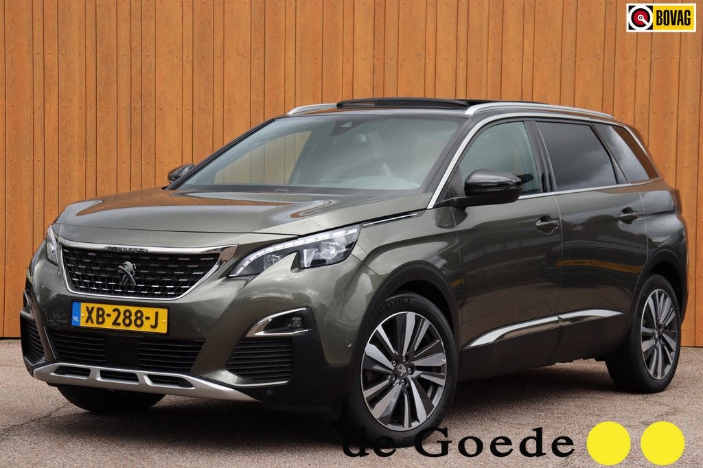 Peugeot 5008 1.2 PT BL GT-Line 7-peroons orgNL el.schuif+pan, Auto's, Voorwielaandrijving, 12 maanden, Automatische klimaatregeling