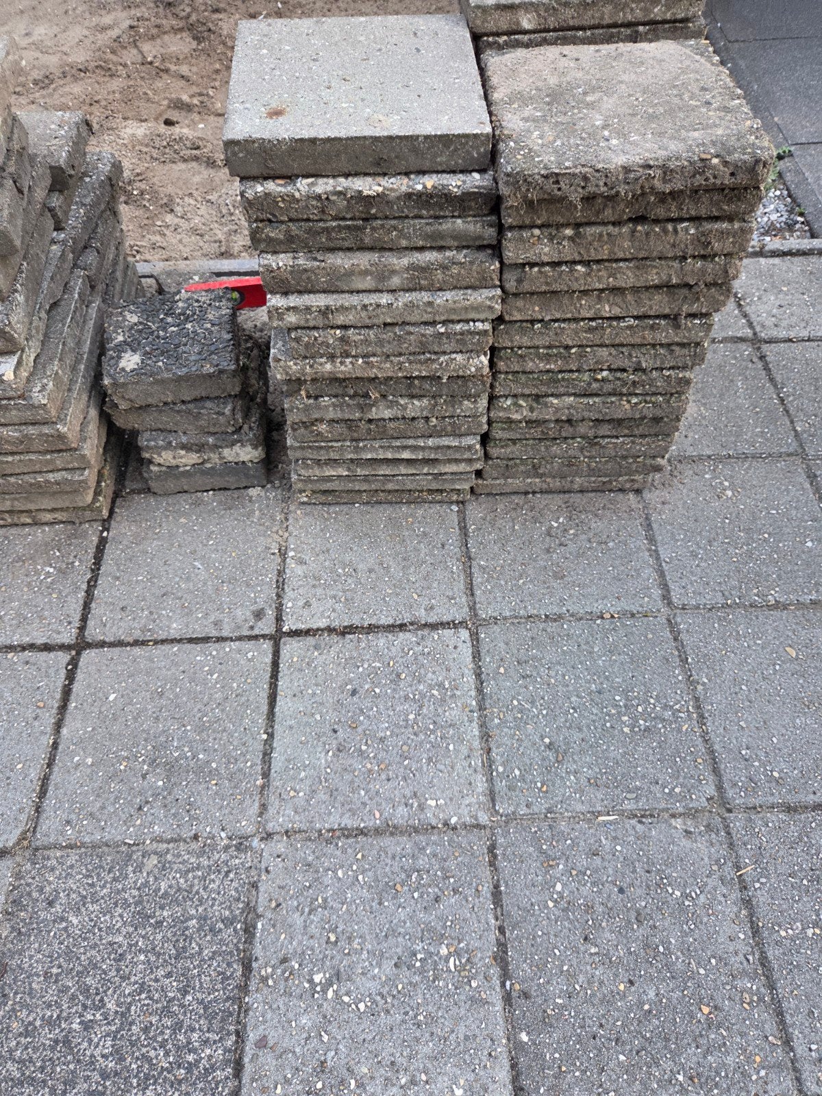 Gebruikte betontegels 30x30 cm, Ophalen, Overige materialen, Gebruikt, 20 tot 40 cm