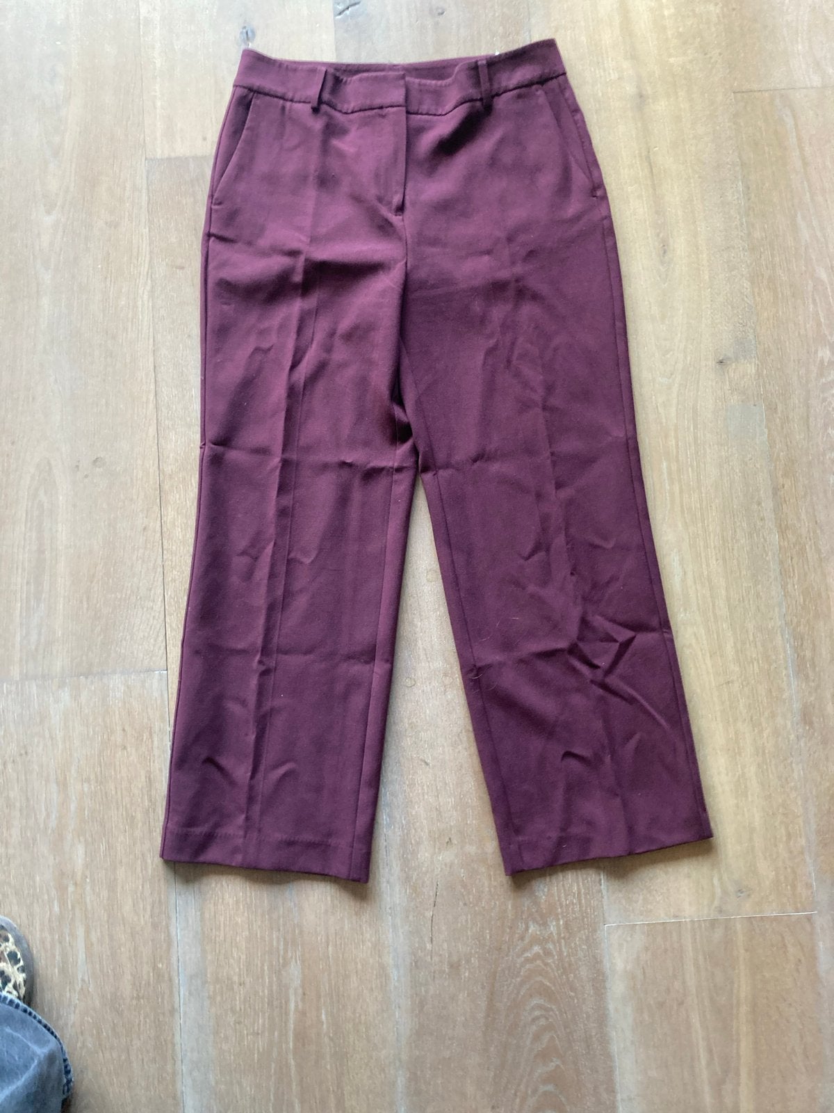 Selected Bordeaux Rode Pantalon Maat 42, Kleding | Dames, Maat 42/44 (L), Ophalen of Verzenden, Zo goed als nieuw, Driekwart
